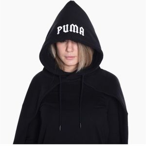 Puma X Fenty hoodie scarf in EUC one size black
